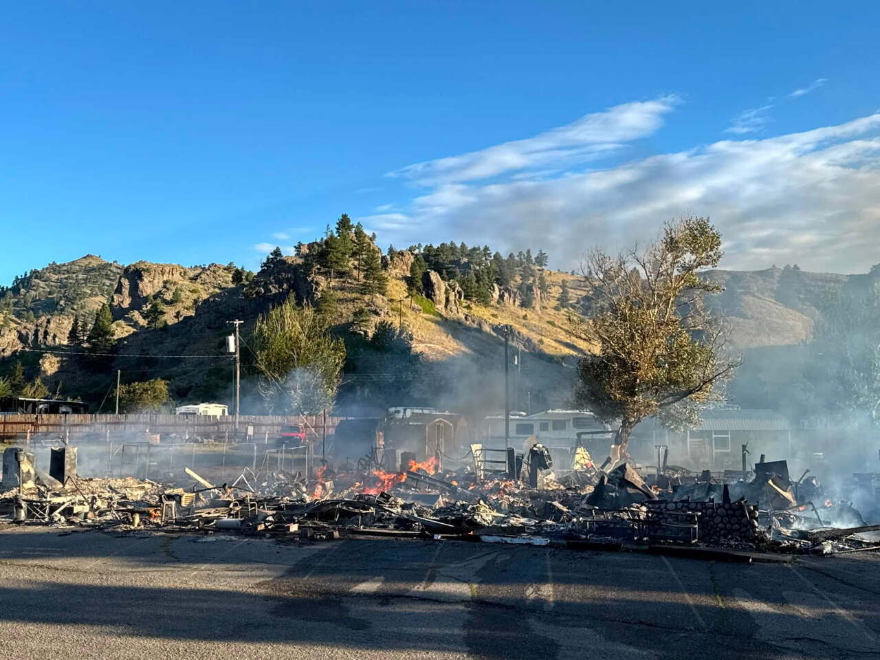 Missouri River Bar and Grill Fire