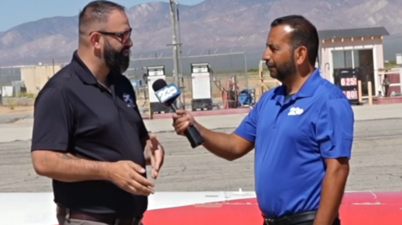 Cal City Neighborhood Reporter Steve Virgen interviewing Chad Rosacker, founder of Tech 45.