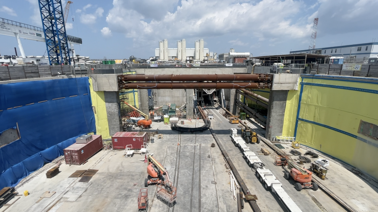 HRBT Expansion Project now over 50-percent done, but project is behind schedule