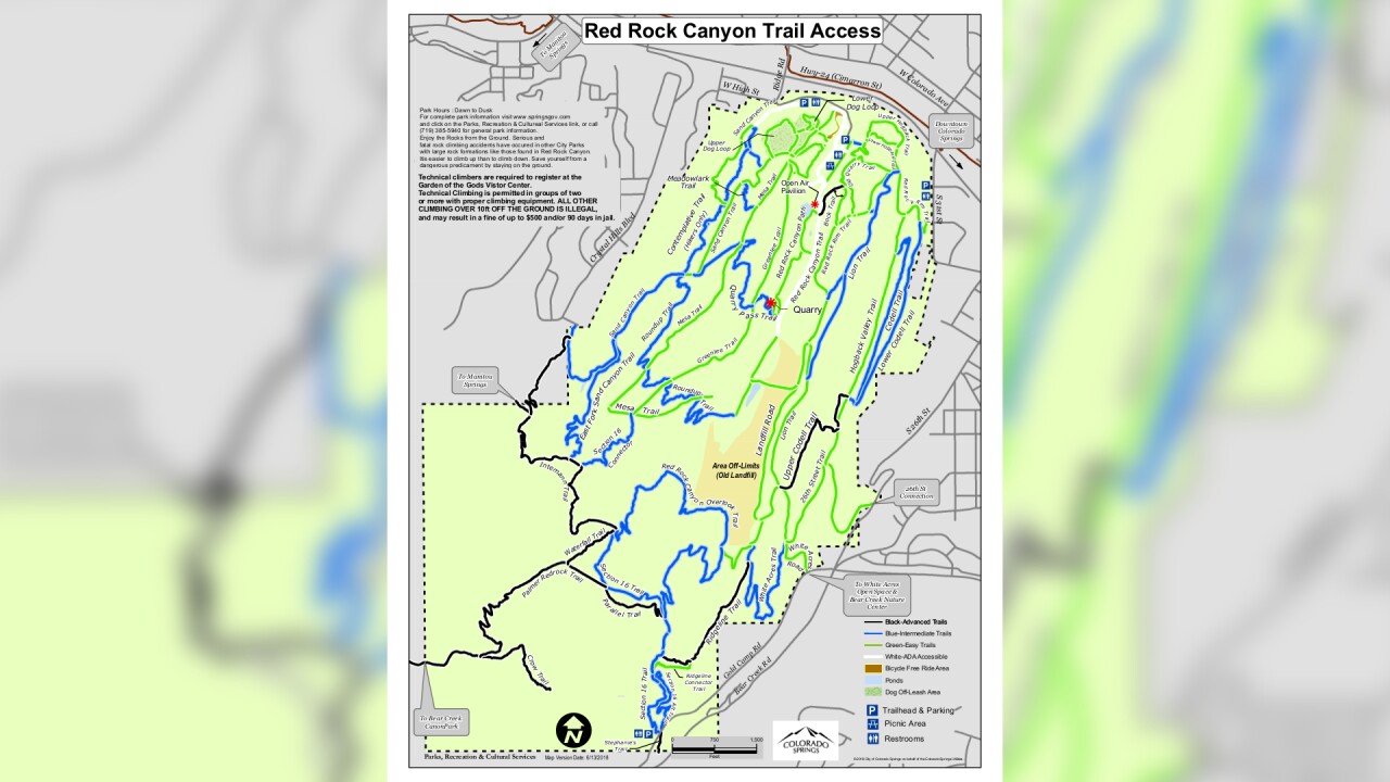 Exploring Southern Colorado Take a walk around Red Rock Canyon Open Space