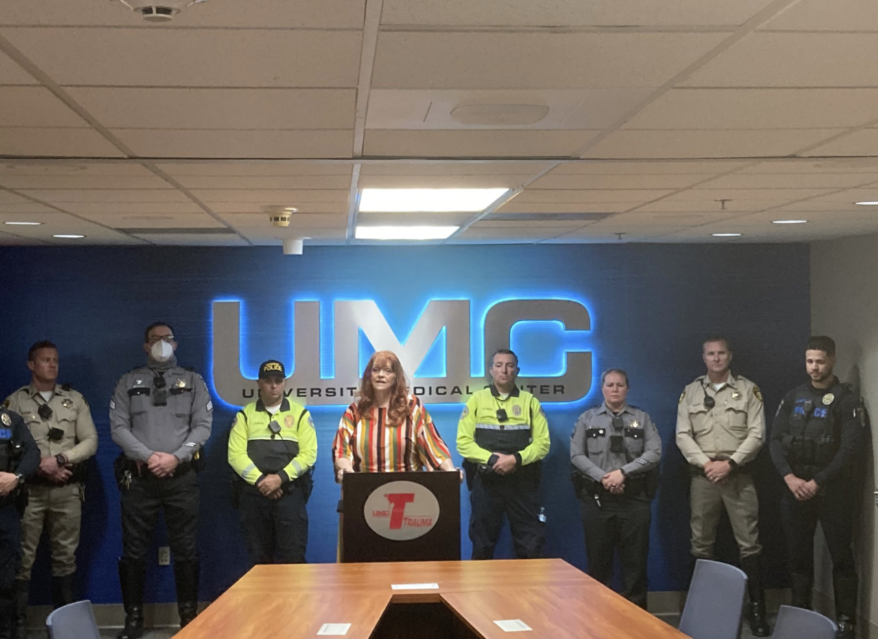 deadly roads presser