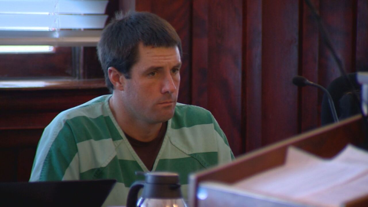 Patrick Frazee looks on in court