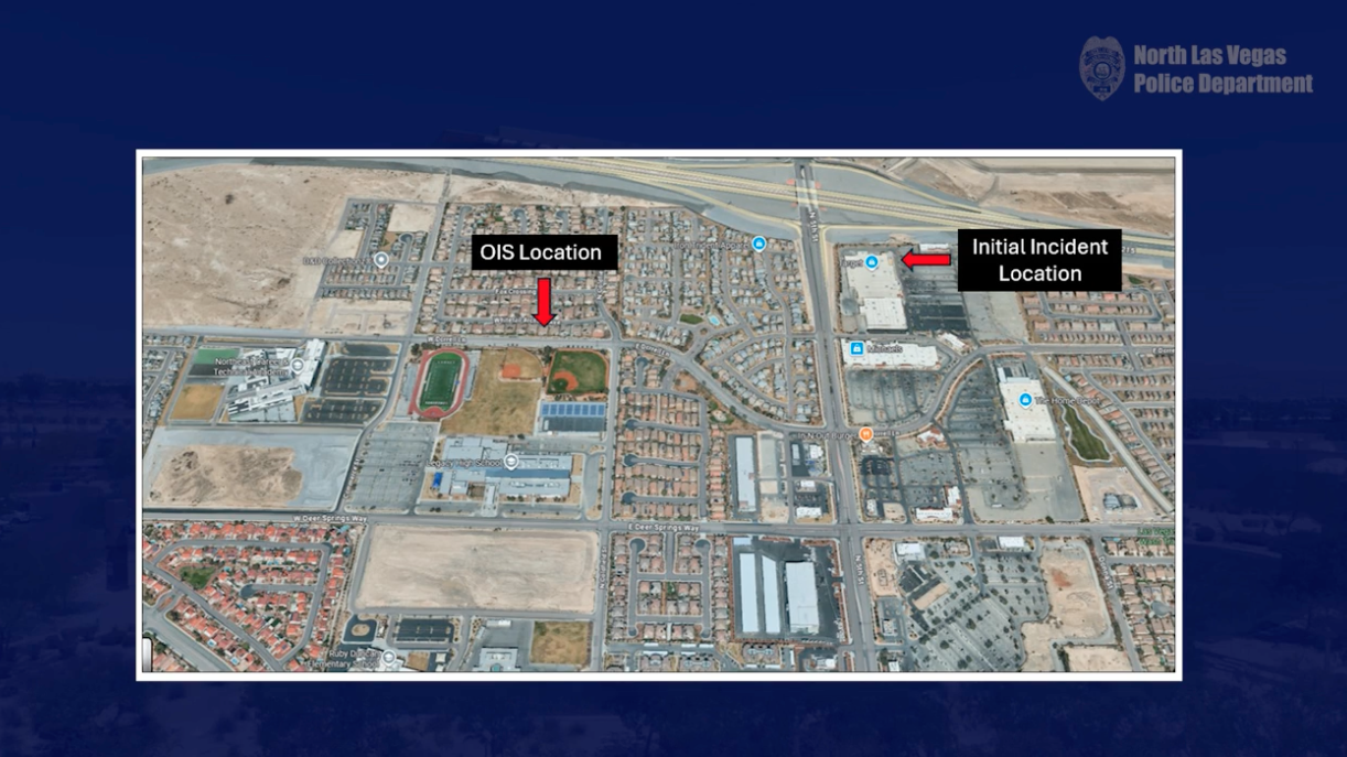 NLVPD shares new details in officer-involved shooting near Legacy High School