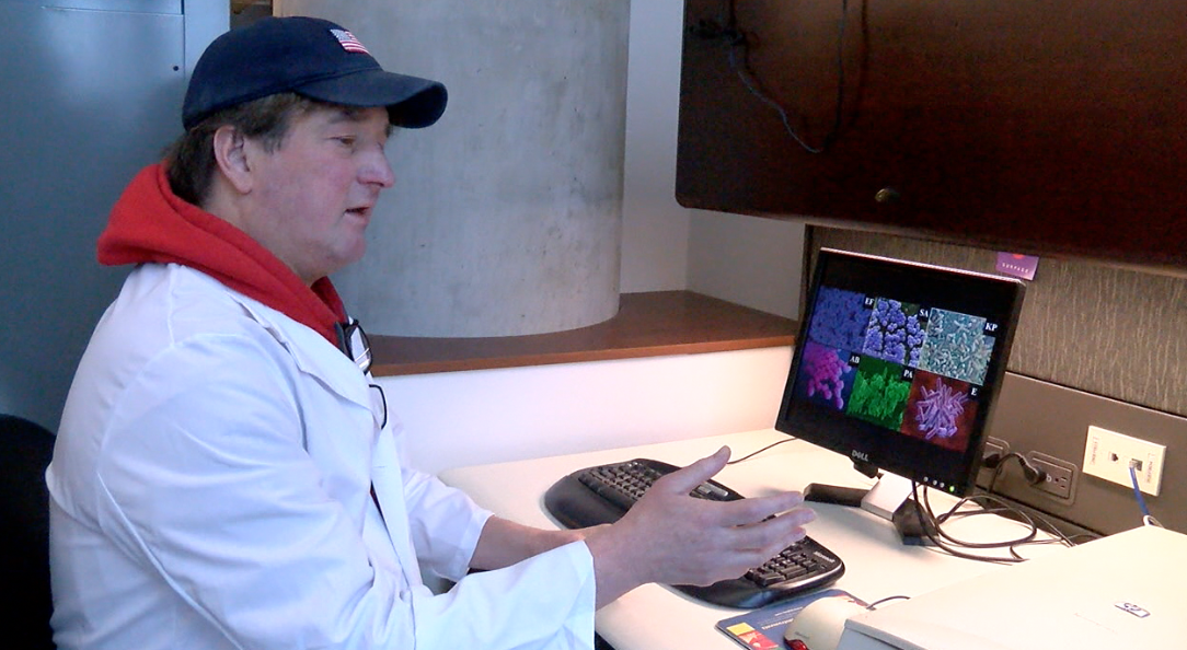 UC scientist, Daniel Hassett, explains patented treatment for pathogens