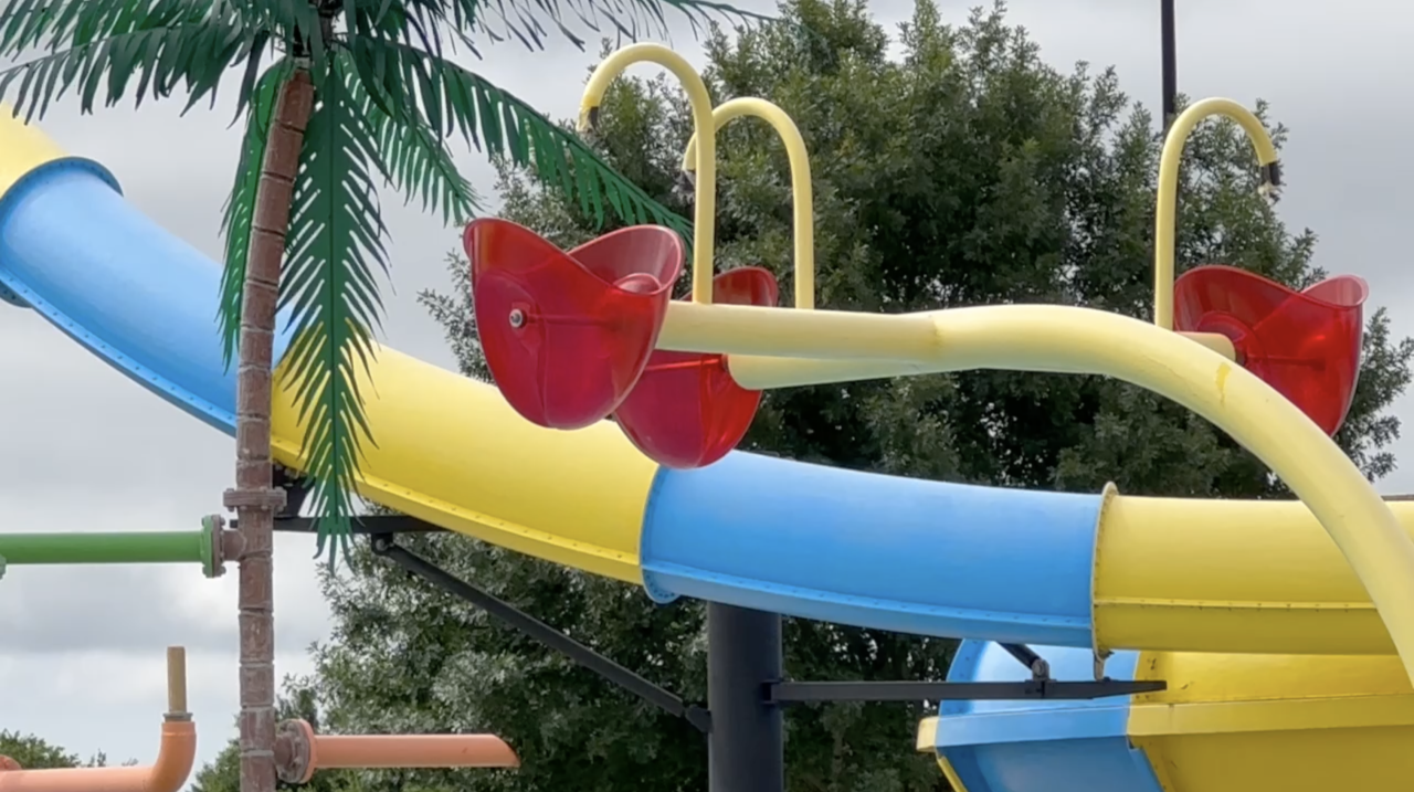 water slide