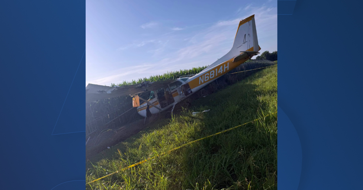 Small plane crashes during takeoff in Macon Co.; 1 person has minor ...
