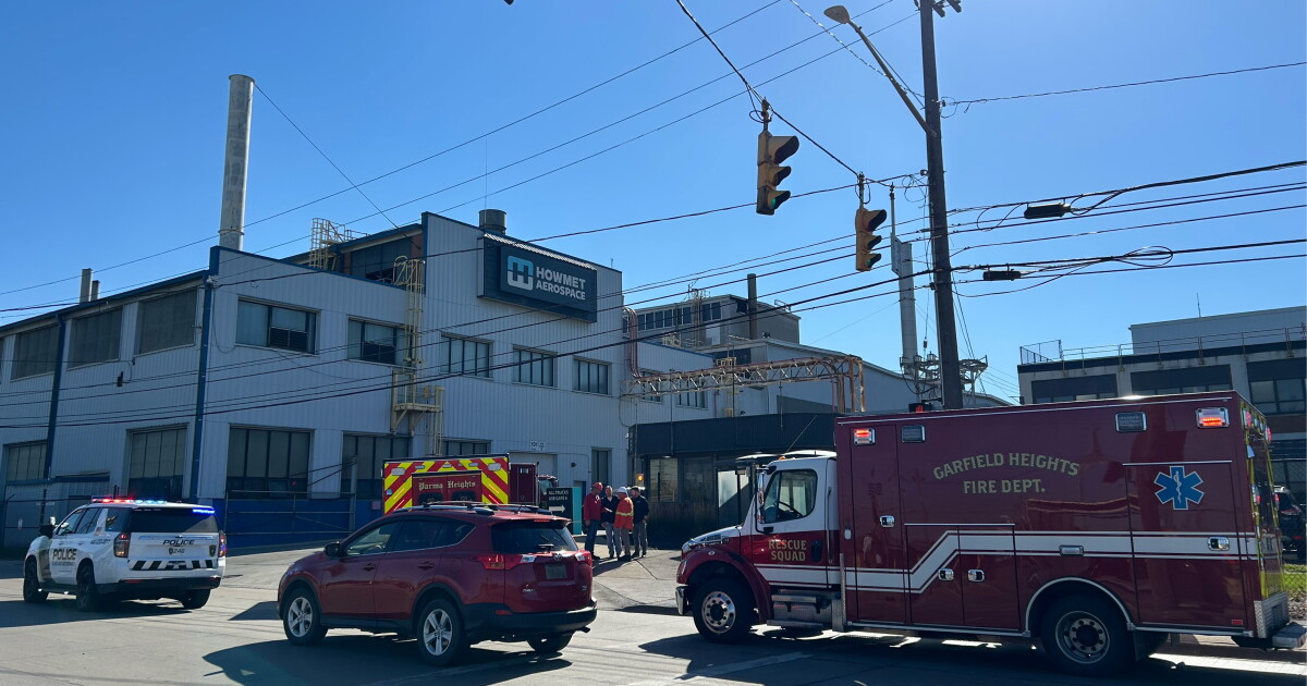 Cuyahoga County Gas plume prompts emergency response at Howmet Aerospace facility in Cleveland Damon Maloney