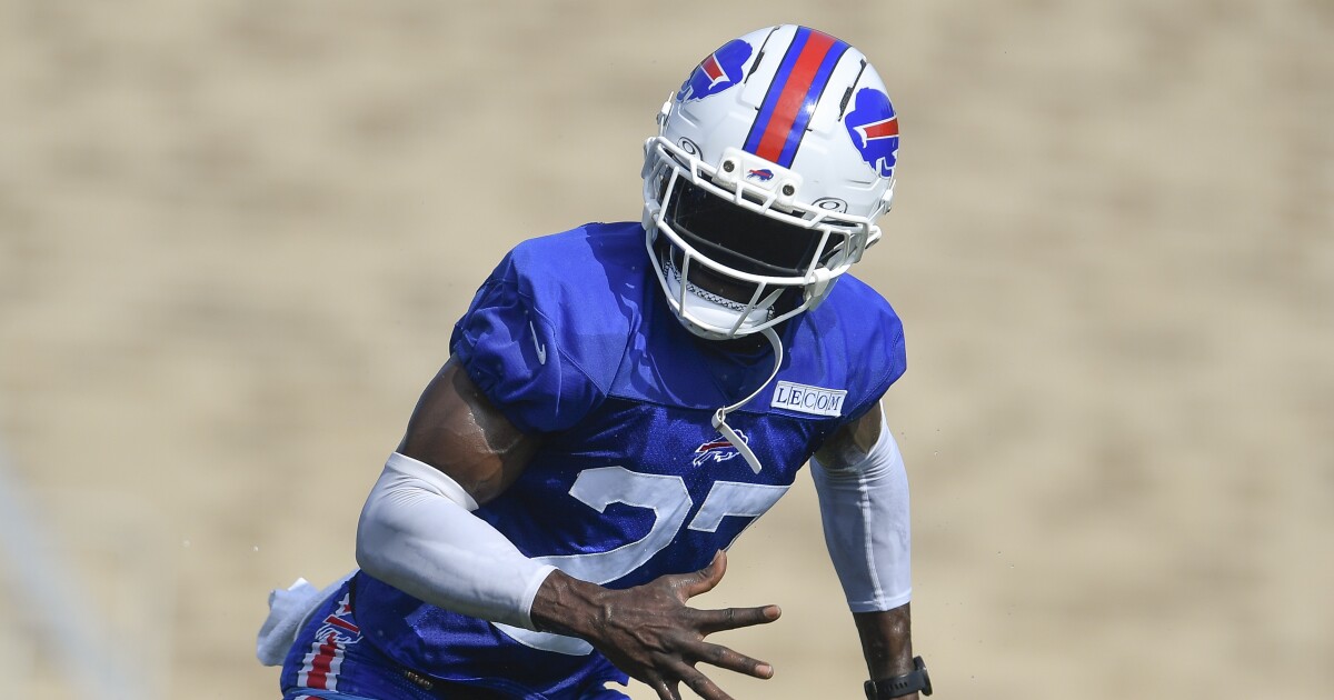 El esquinero de Buffalo Bills Tre’Davious White Leaves Practice con lesiones