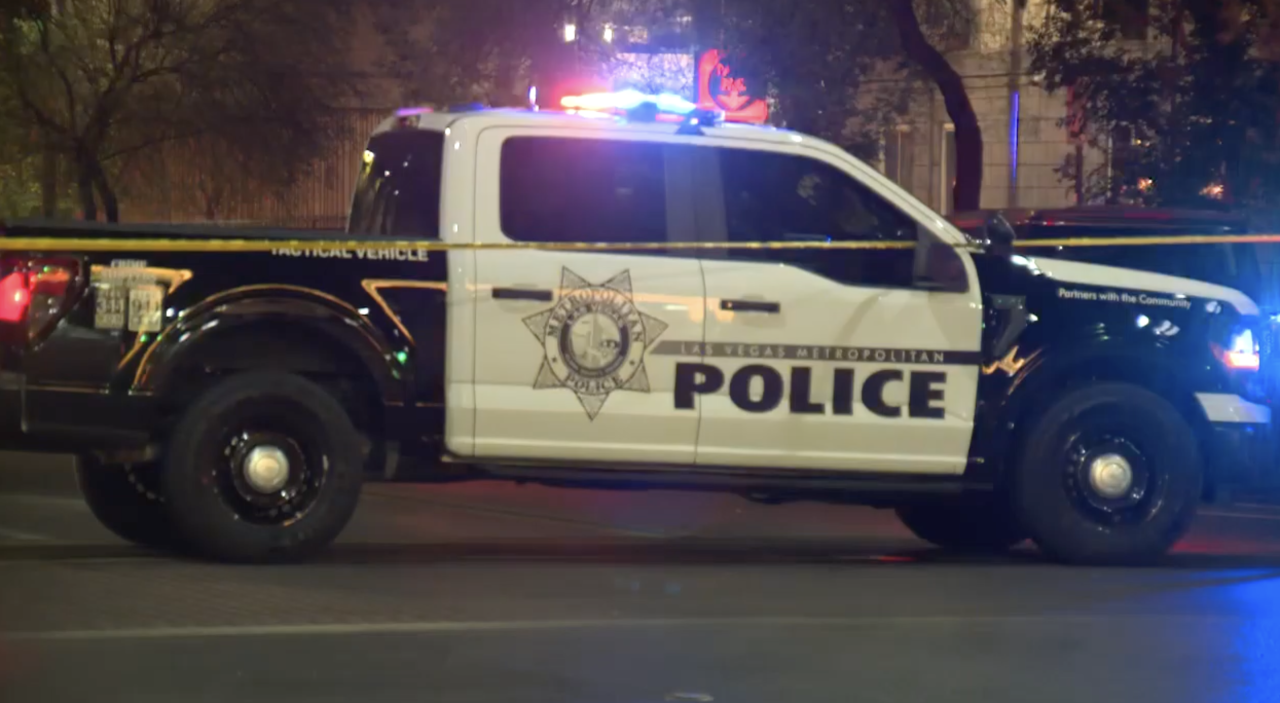 LVMPD investigating battery in downtown Las Vegas