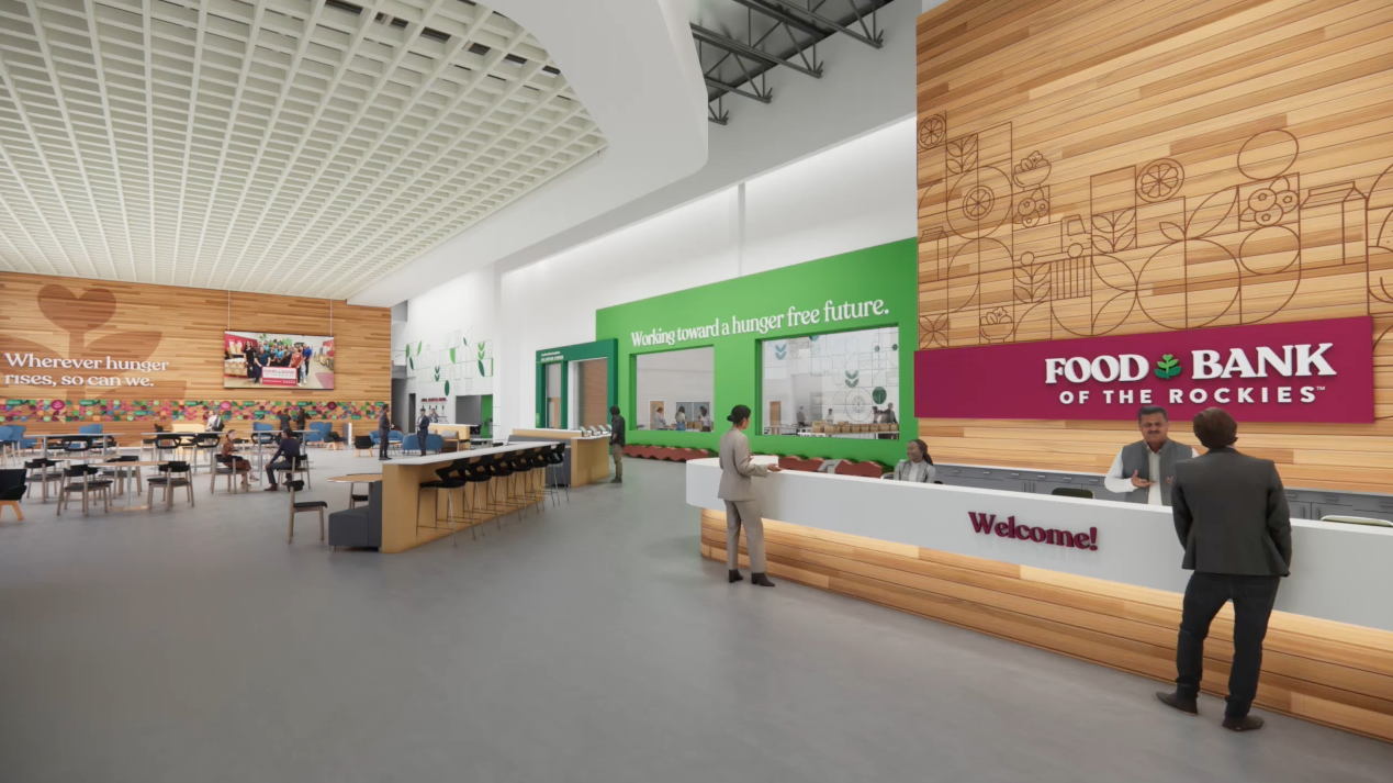 Food Bank of the Rockies new facility rendering