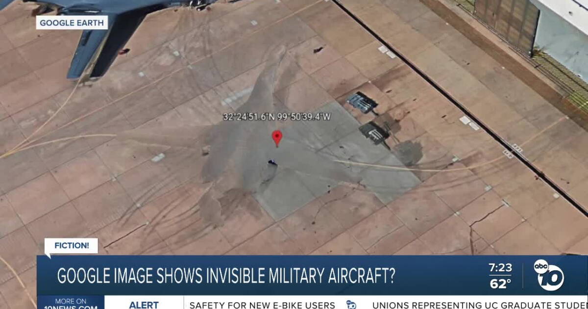 Thaggfrom Invisable Flying Fact or Fiction: Google image shows invisible military aircraft?
