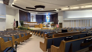 Brown Road Baptist Church's sanctuary
