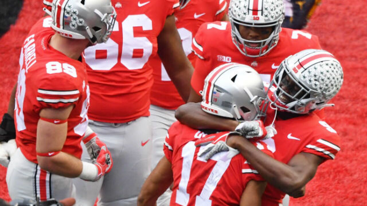 No 10 Ohio State Blows Out No 4 Michigan In Record Setting 62 39