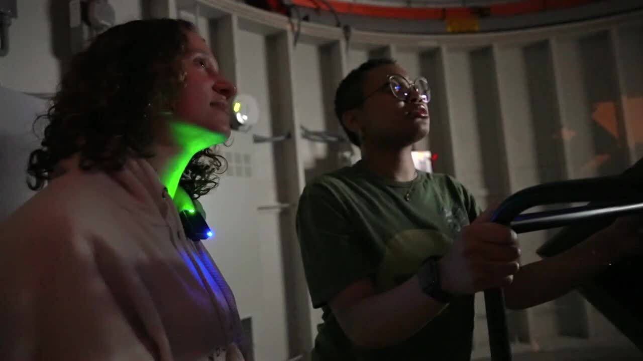 Randolph-Macon engineering and astrophysics students Brielle Baughman and Kamaya Wilson.jpg