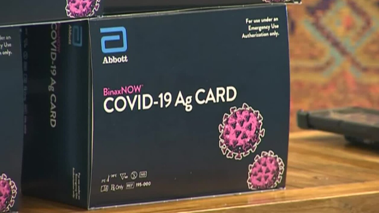 BinaxNOW COVID-19 antigen rapid tests