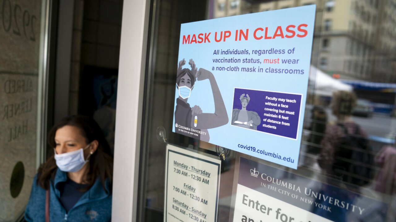 Mask mandates return to US college campuses as cases rise