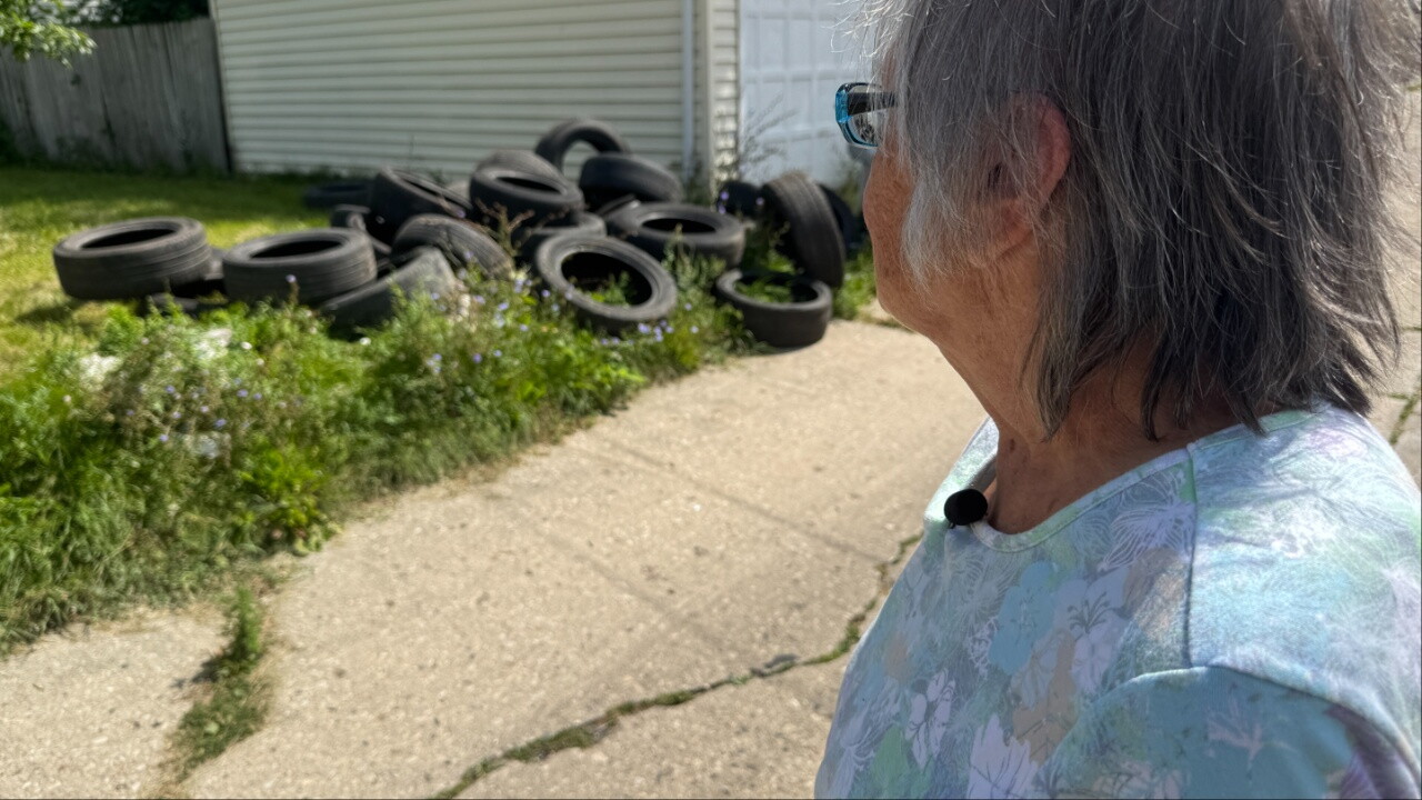 Over 30 tires illegally dumped on 80-year-old Milwaukee woman’s property.jpg
