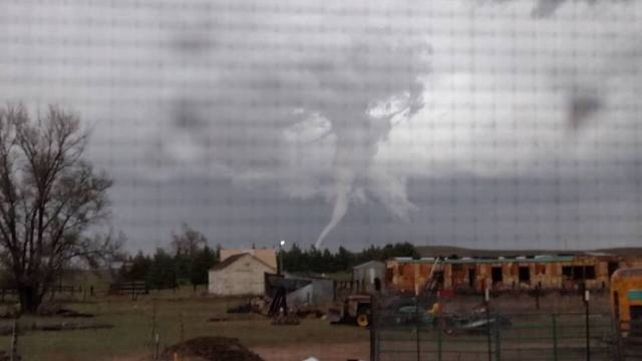 Tornadoes, hail touch down in Eastern Colorado
