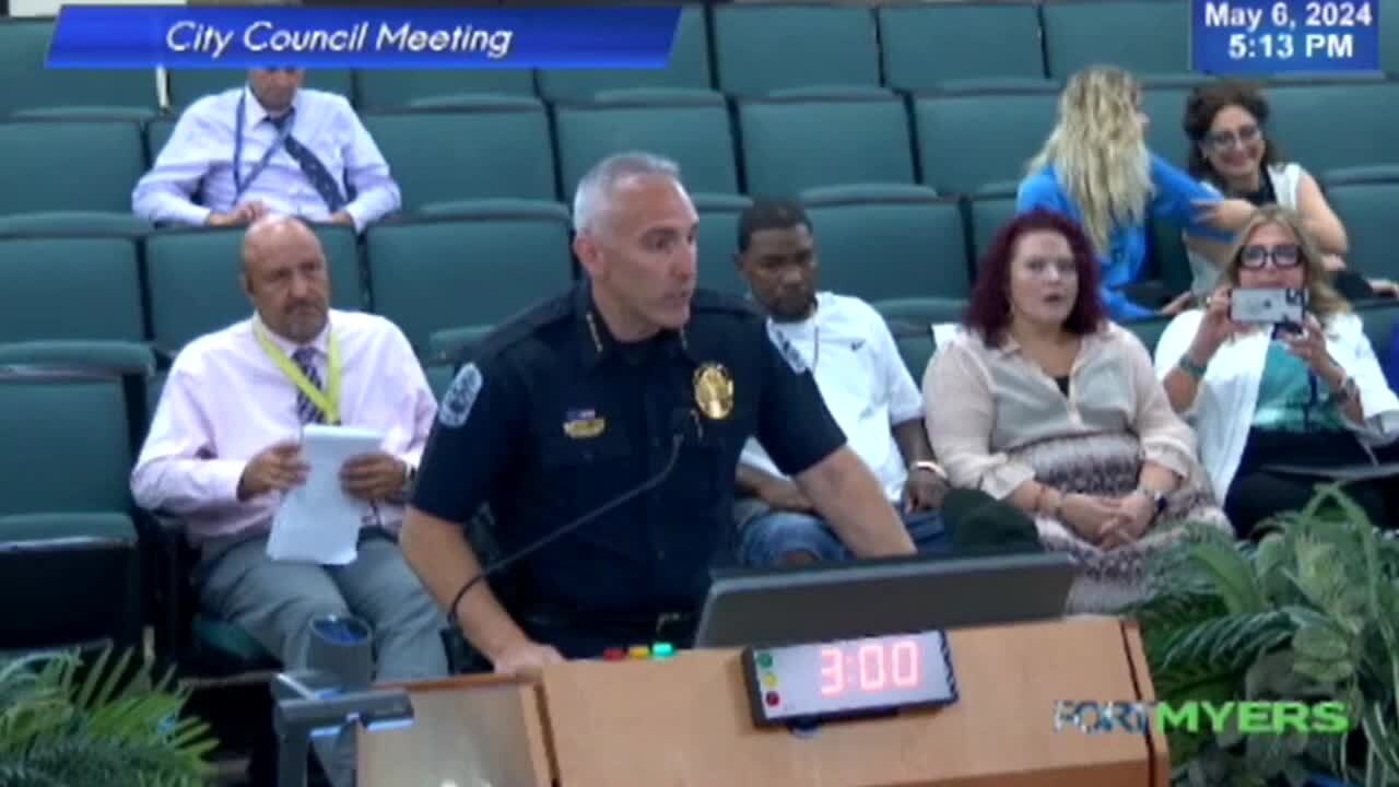 Chief Jason Fields Fort Myers Police Chief May 6