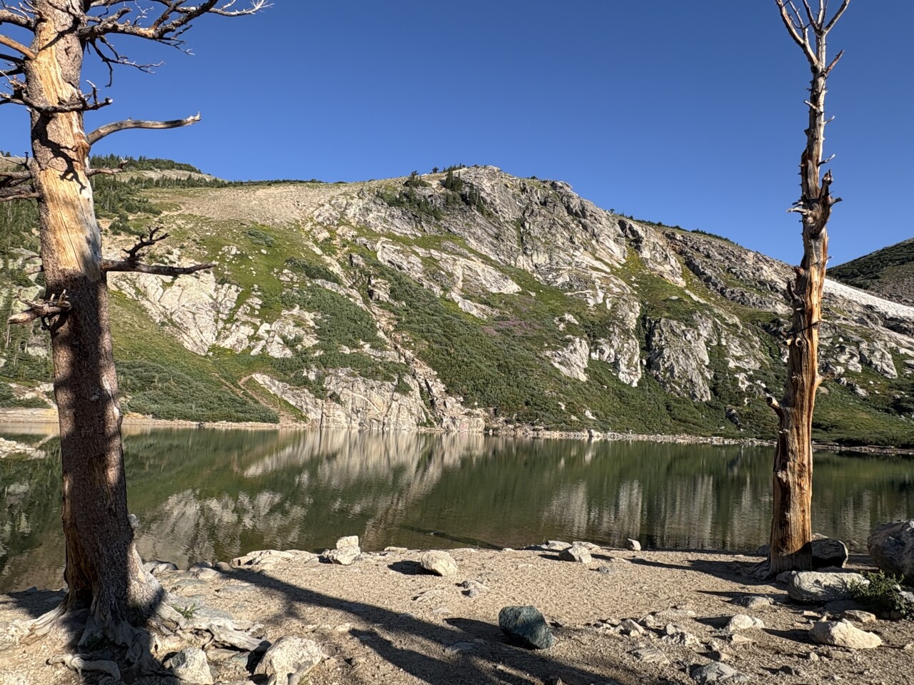 St Mary's Glacier lake