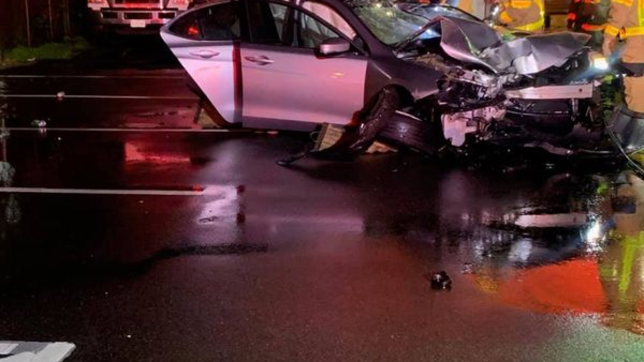 Person sent to hospital after single vehicle crash in Norfolk