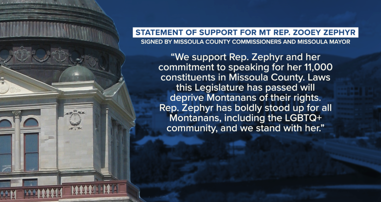 Missoula Zephyr support statement