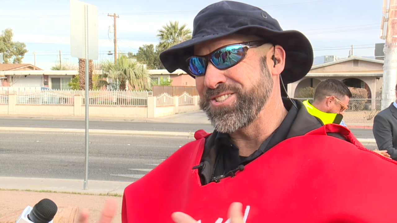 Officers issue Valentine's warnings at crosswalk marked by tragedy