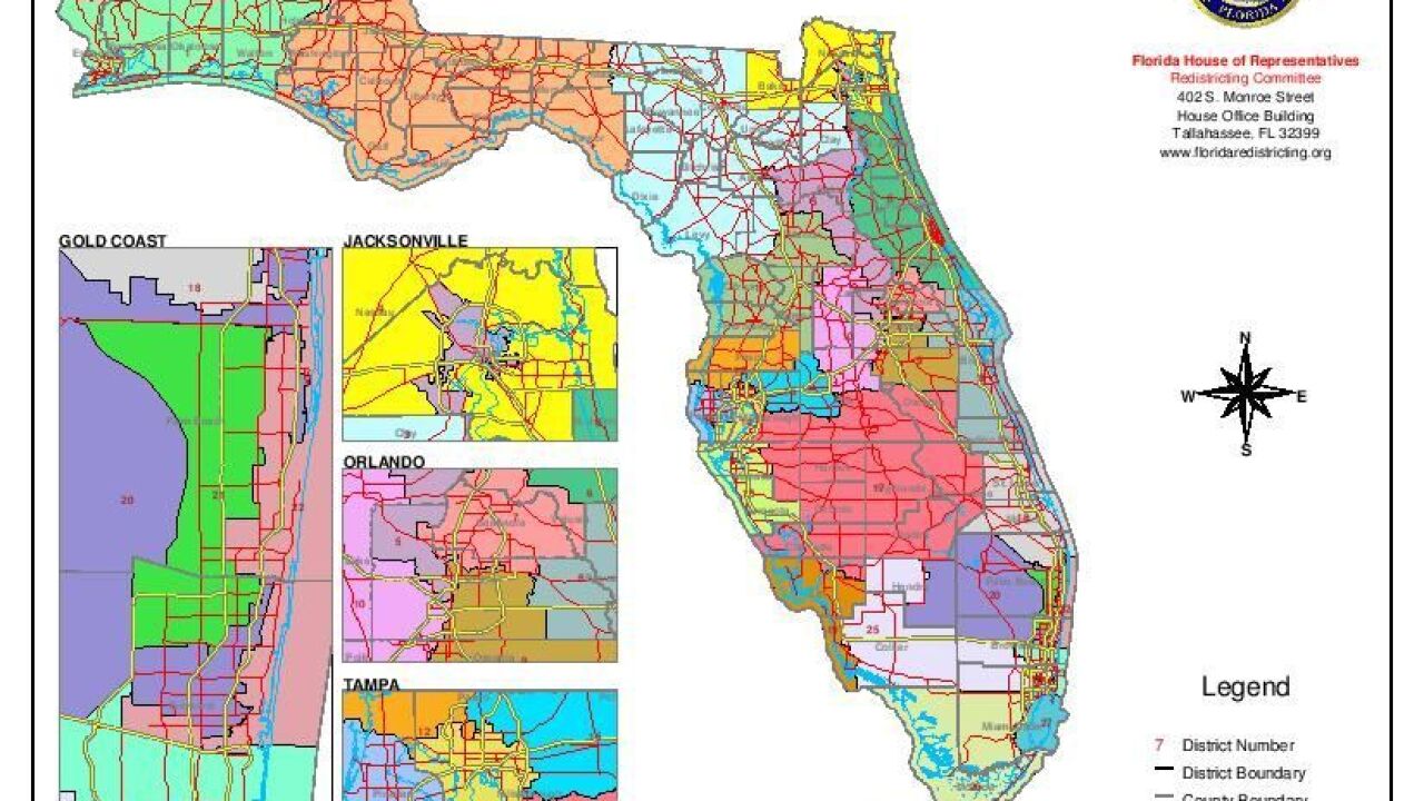 Numbers Could Be Key Issue In Senate Redistricting Florida State House District Map 2022