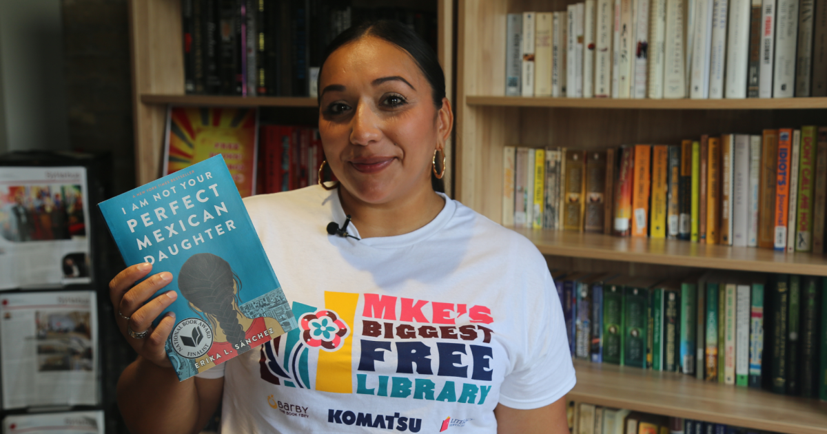 Barby The Book Fairy is giving away 3,000 books at Milwaukee's Biggest Free Library