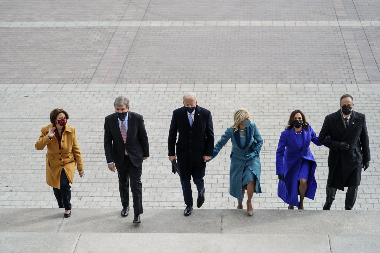 Biden Inauguration Blunt, Klobuchar and Bidens