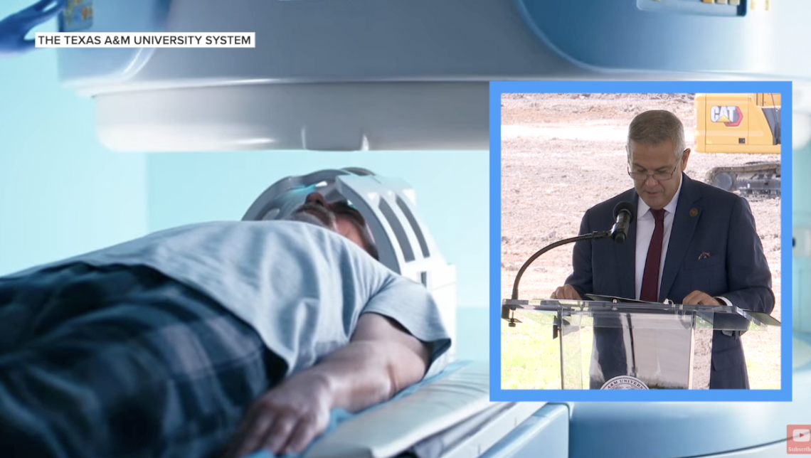 Texas Governor Greg Abbott attends Texas A&M Semiconductor Institute groundbreaking