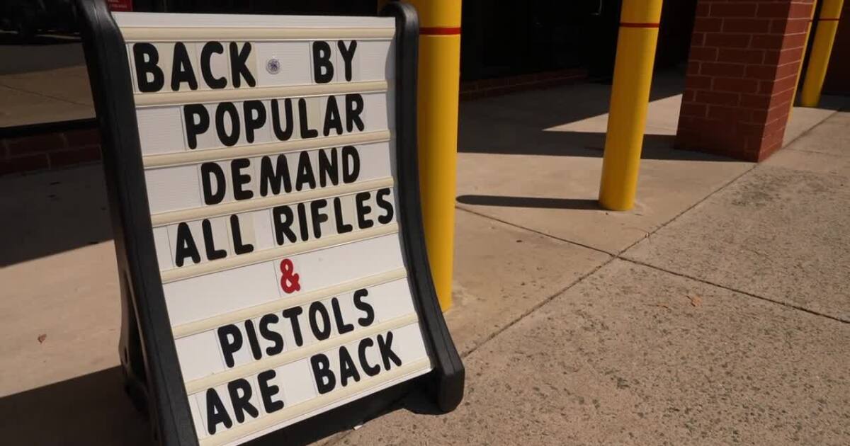 AR-style rifles back on display in some gun stores as Virginia assault weapons ban remains on hold