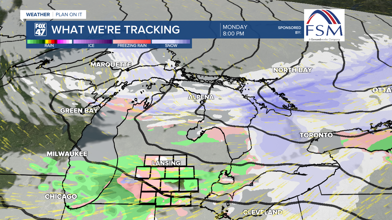 Precipitation Possible Ahead of Cold Front This Evening