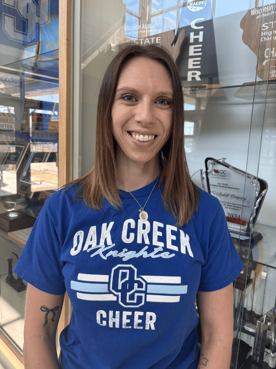 Haley Borkowski, head cheer coach