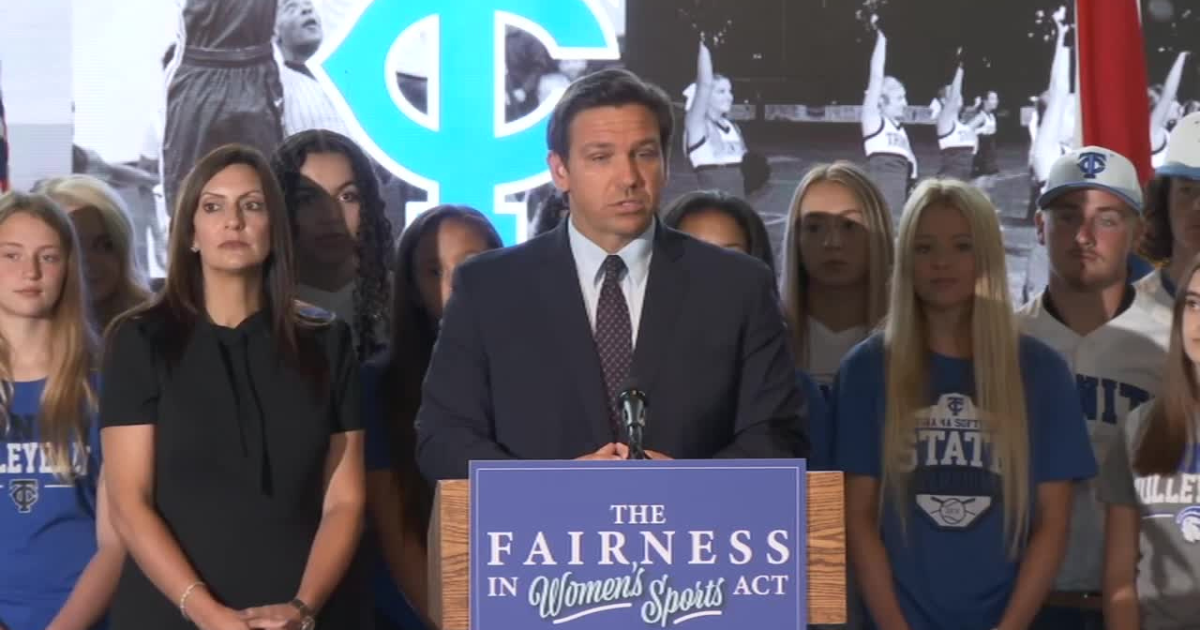 Florida Gov. DeSantis signs transgender sports ban into law