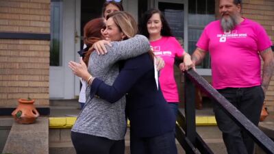 WCPO 9 Gives to The Gathering Wing to help with flood relief