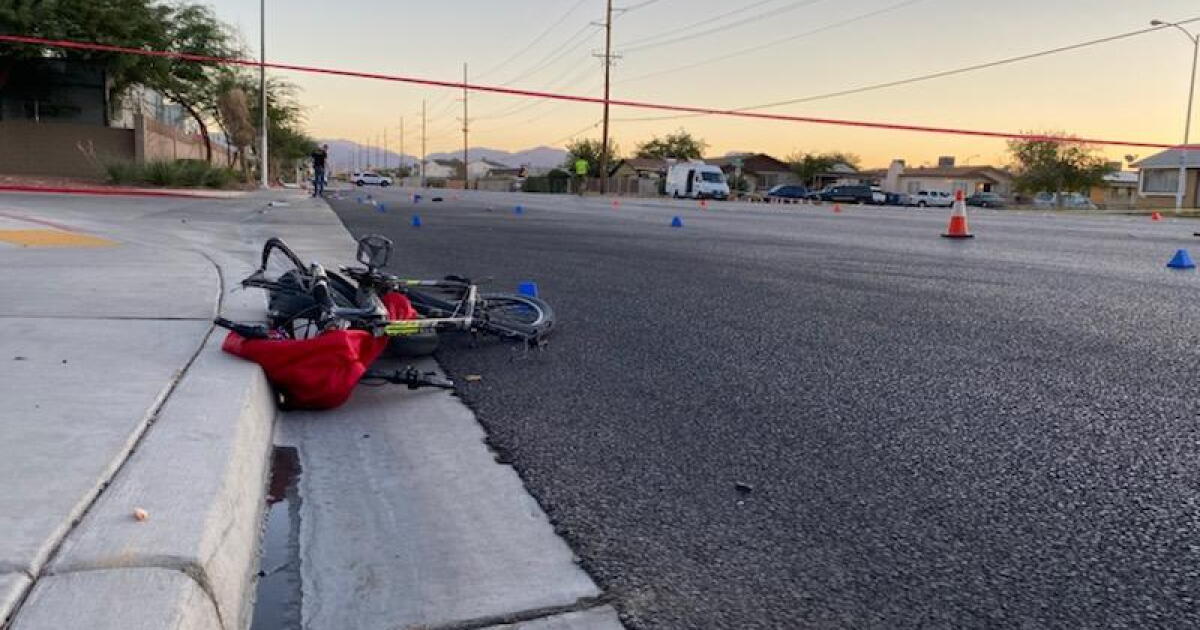 Police: Bicyclist killed in North Las Vegas crash