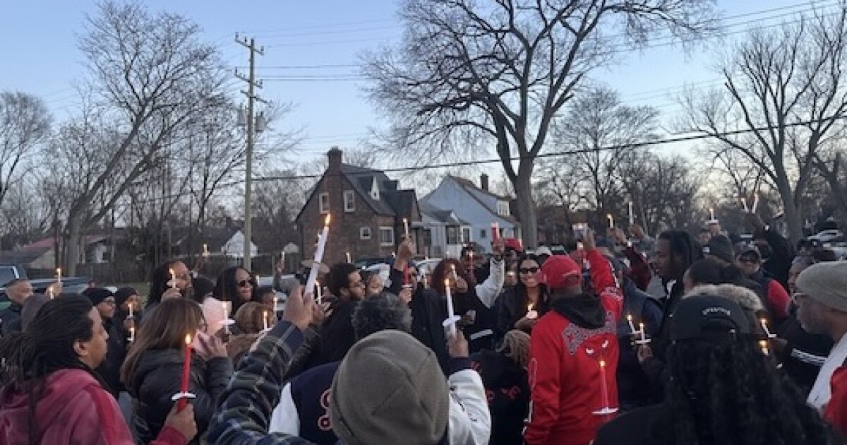 Candlelight vigil held for Canton man who was shot and killed