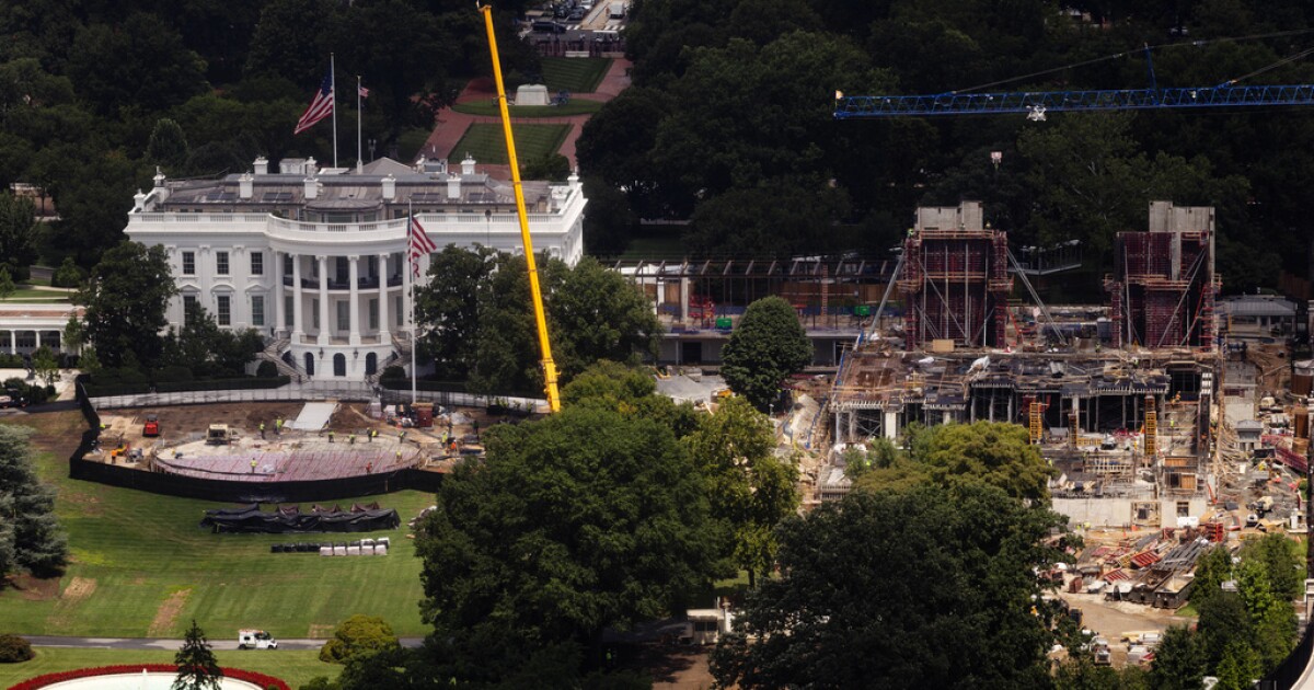 Trump administration asks Supreme Court to allow ballroom construction