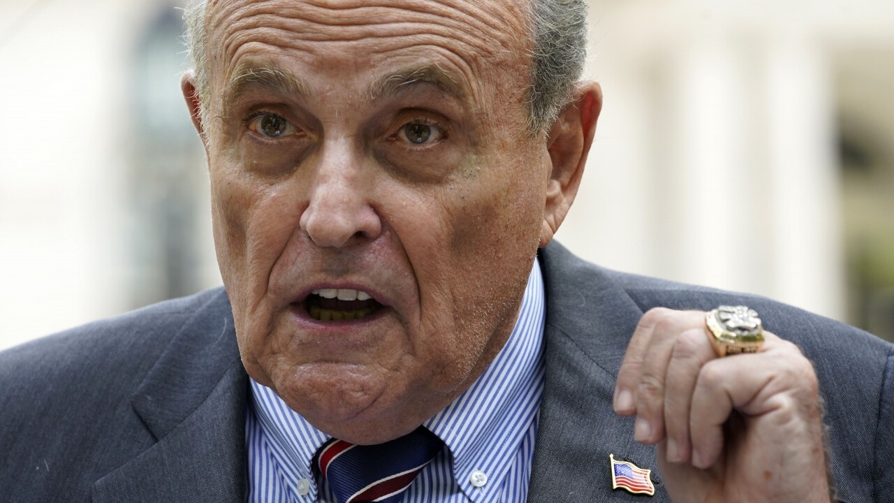 Former New York City Mayor Rudy Giuliani.