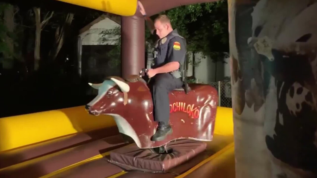 A noise complaint call turned into a memorable moment for partygoers over the weekend in east Texas.