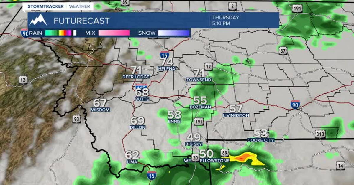 Cool and wet pattern continues into the weekend