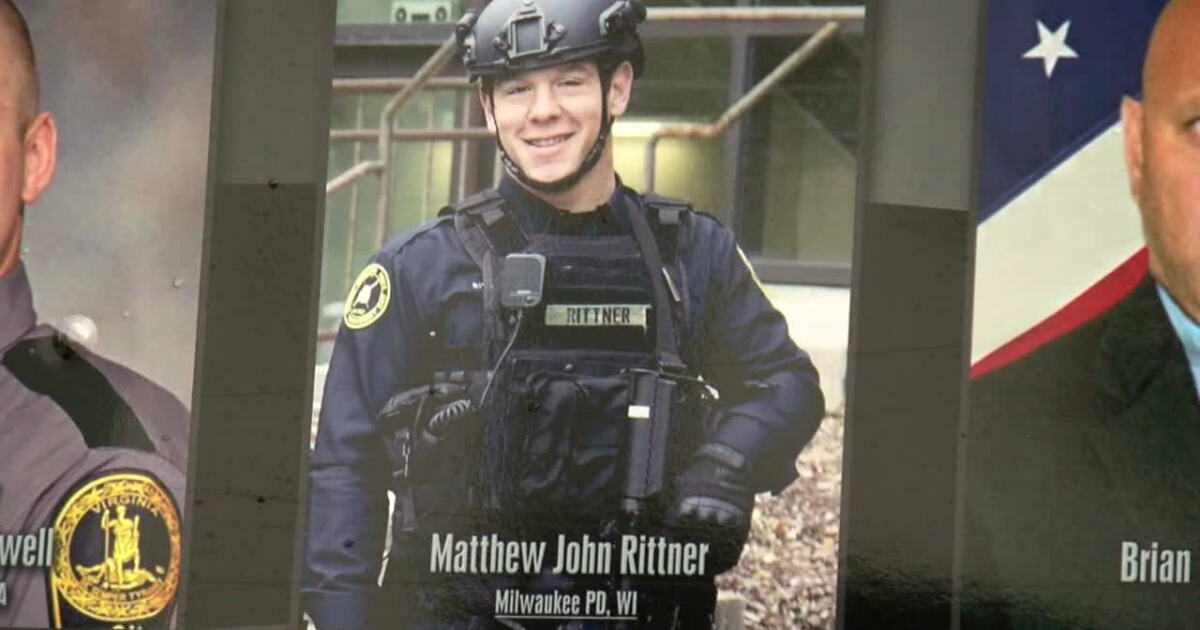 Matt Rittner Ride to Remember stops at MPD to honor fallen officer Matthew Rittner