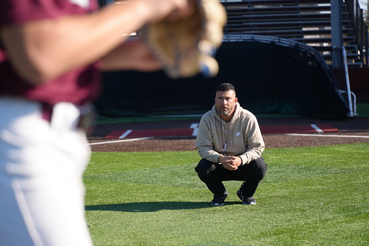 Calallen baseball co-head coach Joe Luis Lopez