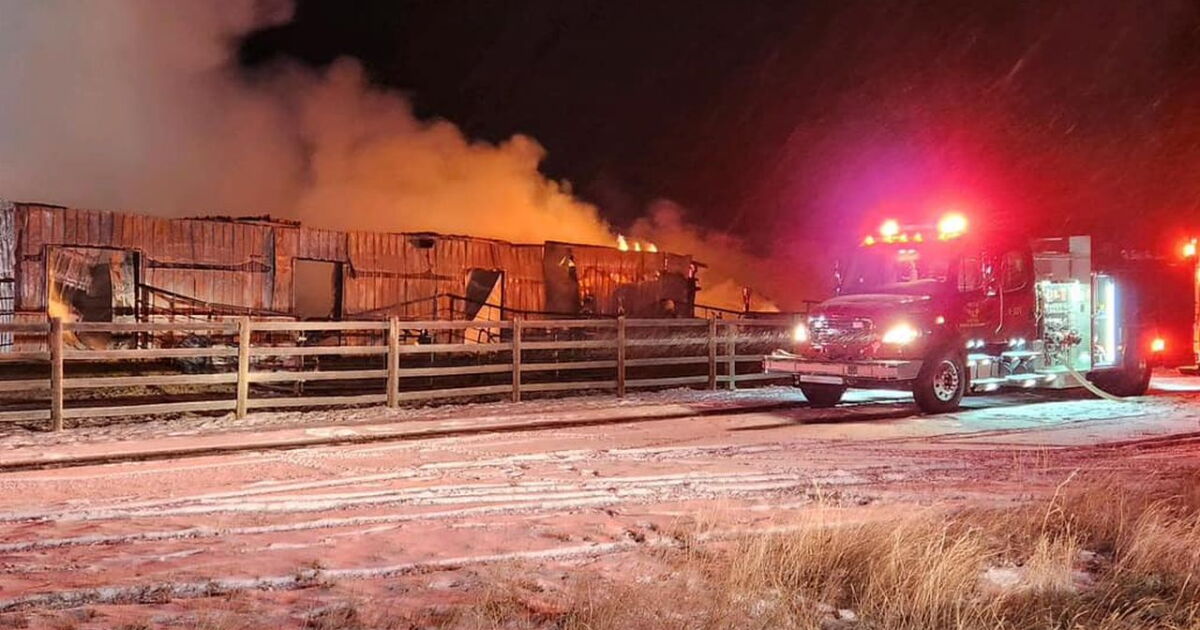 Horses rescued from Cascade County barn fire - Vimarsana News
