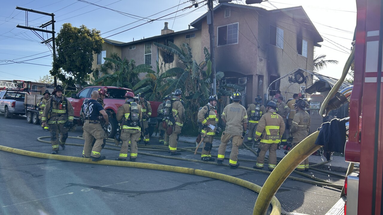 two-alarm structure fire 