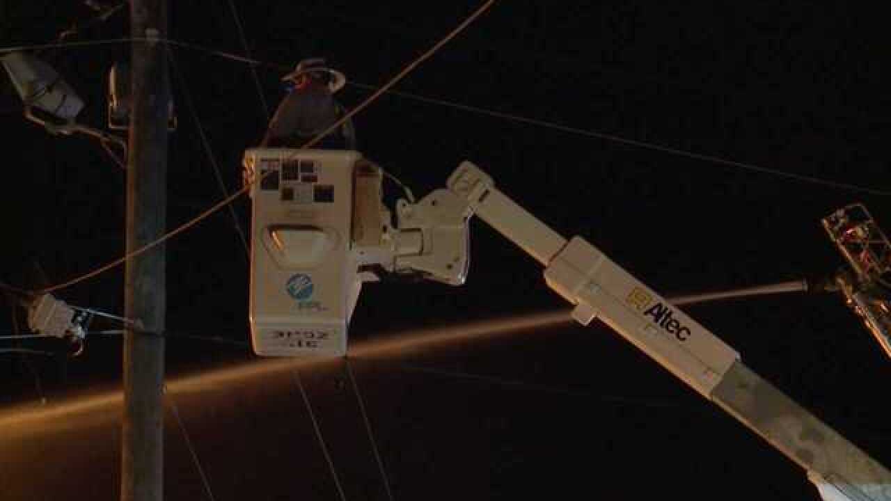 Large warehouse fire in Fort Myers