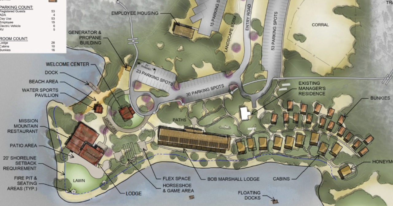 Holland Lake Lodge Expansion Plan Rendering