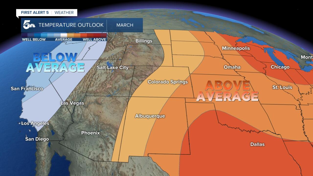 March Temperature Outlook