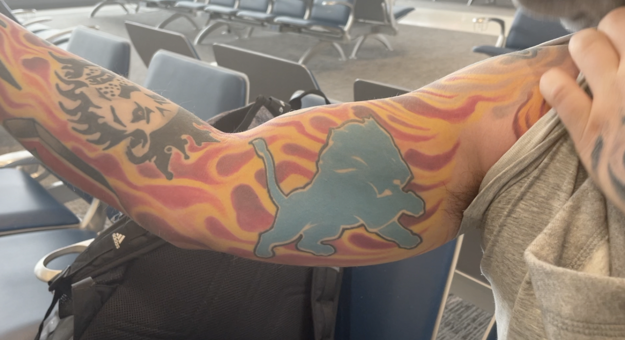 Lions fan from Ohio